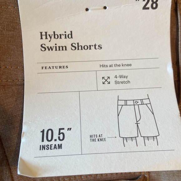 Goodfellow & Co Men's Hybrid Swim Board Shorts NWT Size 28 - Picture 9 of 11